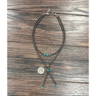 Women's Isac Handmade Polish Navajo Heart Gemstone Y-Necklace 739659