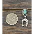Women's Isac Horseshoe Crystal Post Earrings 720969