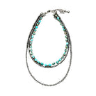Women's Isac Trading Handmade Gemstone, Navajo Bead Necklace 739272 - Crazy House Western Wear