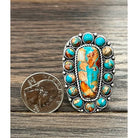 Women's Isac Western Gemstone Adjustable Ring 750484
