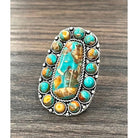 Women's Isac Western Gemstone Adjustable Ring 750484