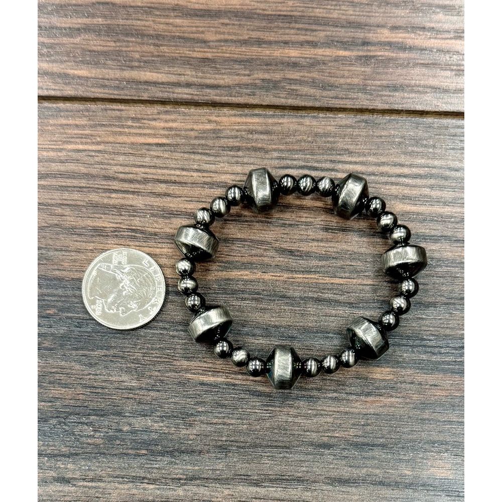 Women's Isac Western Polish Bead Stretch Bracelet 711678