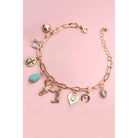 Women's Josslyn Gold Western Charm Bracelet 80B1291-BRCLT