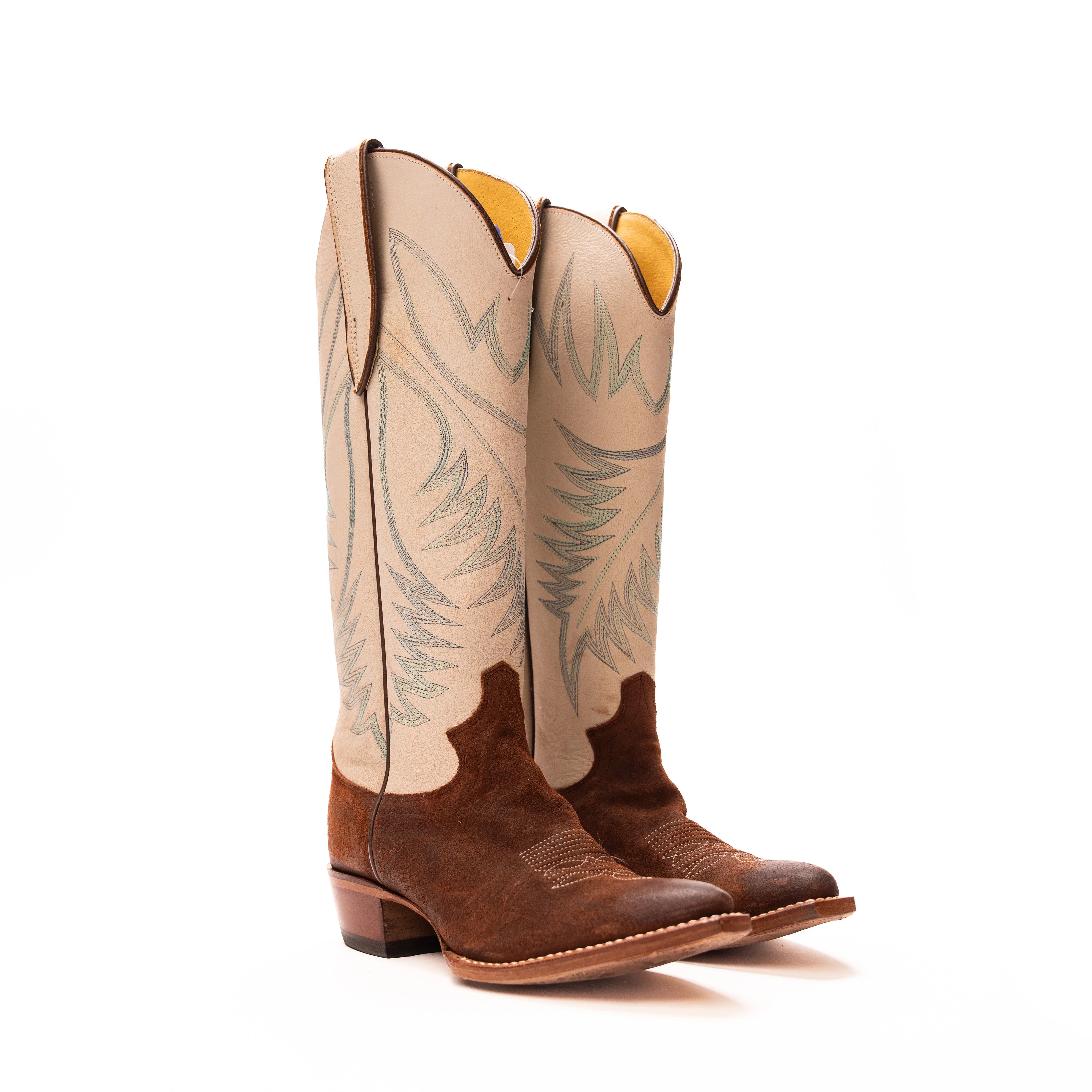 Women's Justin Clara Brown Snip Toe Boots VN4464 – Crazy House