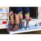 Women's Lucky Chuck Leopard Diva Performance Boot Socks LC12-12182