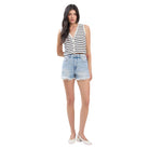 Women's Lulu Super High Rise Cut Off Short-mlkwy E0002380TD-MLKWY - Crazy House Western Wear