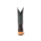 Women's Macie Bean Black Pull Up with 13" Navy Explosion Top M9507 - Crazy House Western Wear