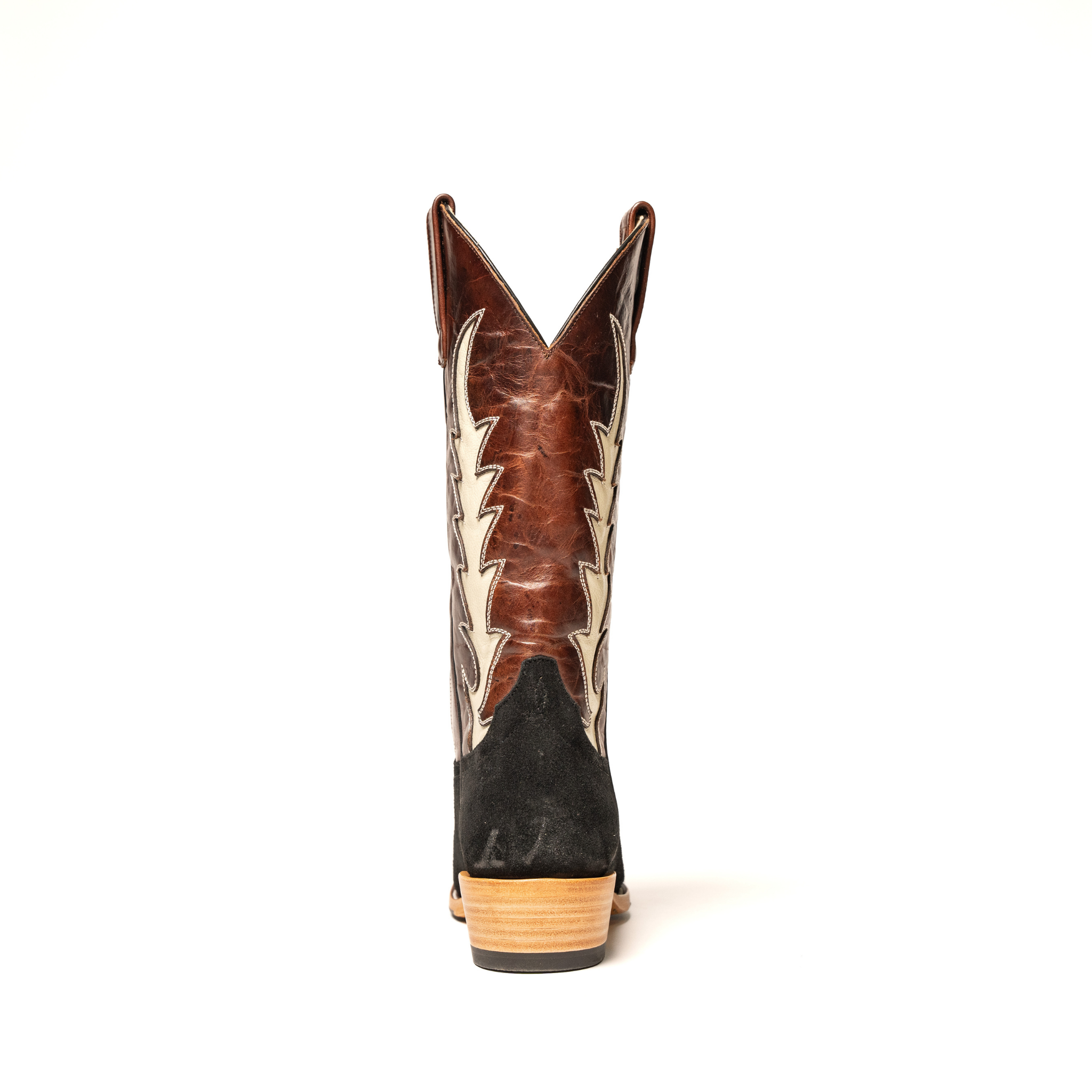 Women's Macie Bean Black Suede Vaquero Boot with 13" M9523 - Crazy House Western Wear