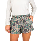 Women's Marsh Wear Green Mallard Camo Fulton Volley Shorts WWS5002-GMC