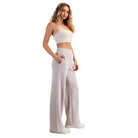Women's Modal Scuba Piping Straight Pant P6393