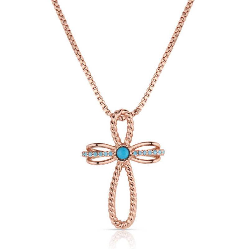 Women's Montana Silversmiths His Grace Cross Necklace NC6394