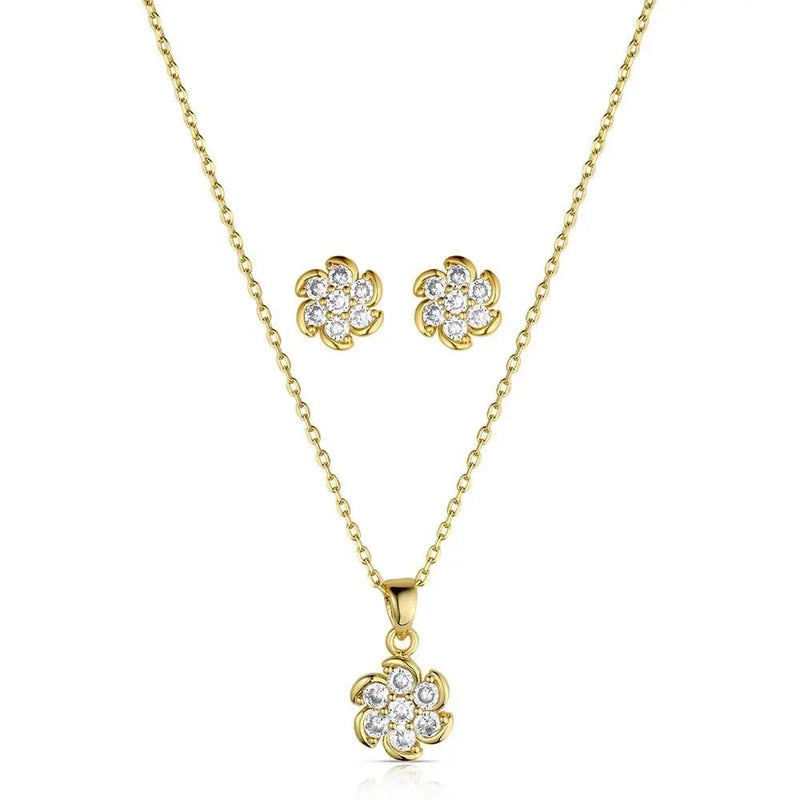 Women's Montana Silversmiths In The Wind Crystal Jewelry Set JS6552