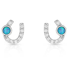 Women's Montana Silversmiths Lightfoot Horseshoe Earrings ER3394