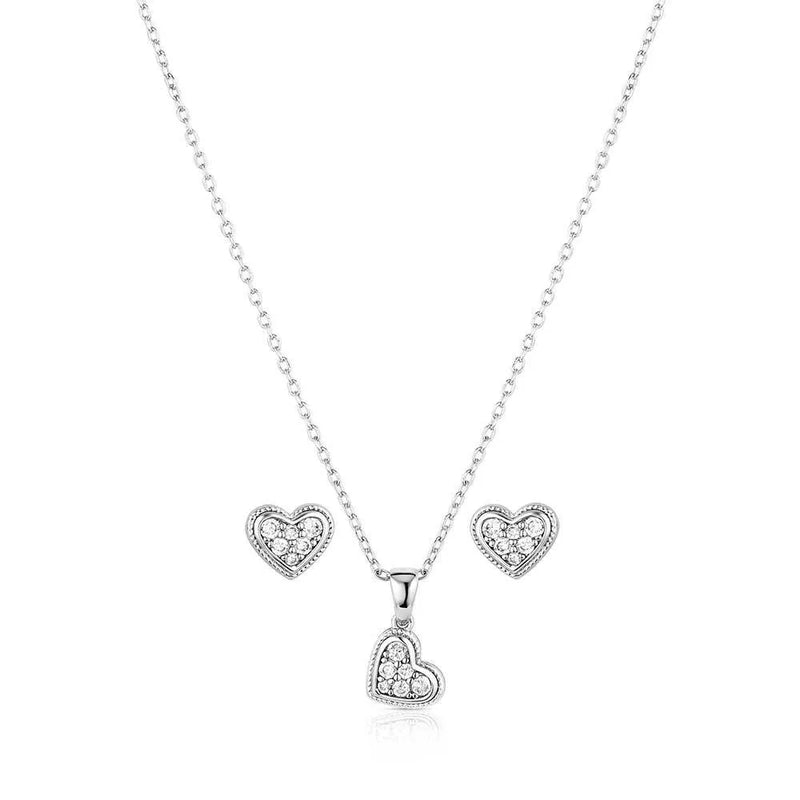 Women's Montana Silversmiths Moonlit Love Jewelry Set JS6230