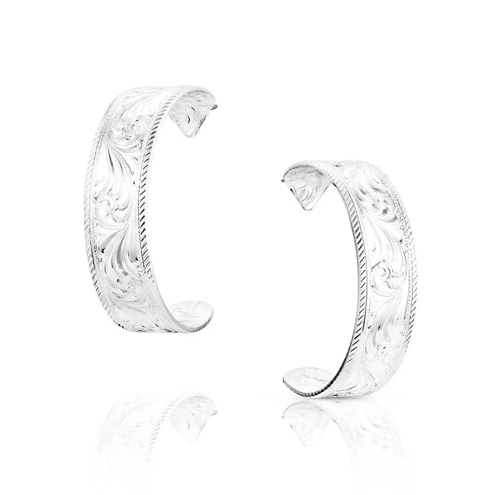 Women's Montana Silversmiths Out West Hoop Earrings ER6063