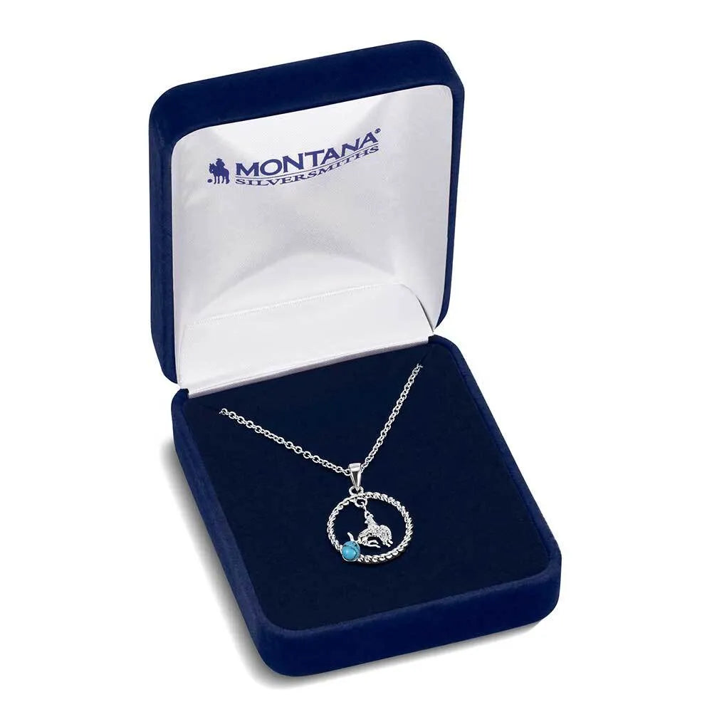 Women's Montana Silversmiths Rodeo Blues Necklace NC6385