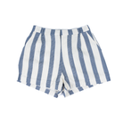 Women's Navy and White Linen Shorts TW1842-B