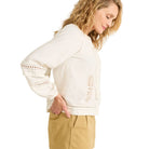 Women's Pendleton Ivory Athena Blouse TM652-84019