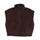 Women's Raemode Brown Oversized Sherpa Vest