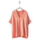 Women's Relaxed V-neck Top - Crazy House Western Wear