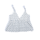 Women's Rhythm Blue and White Patterned Cami Top
