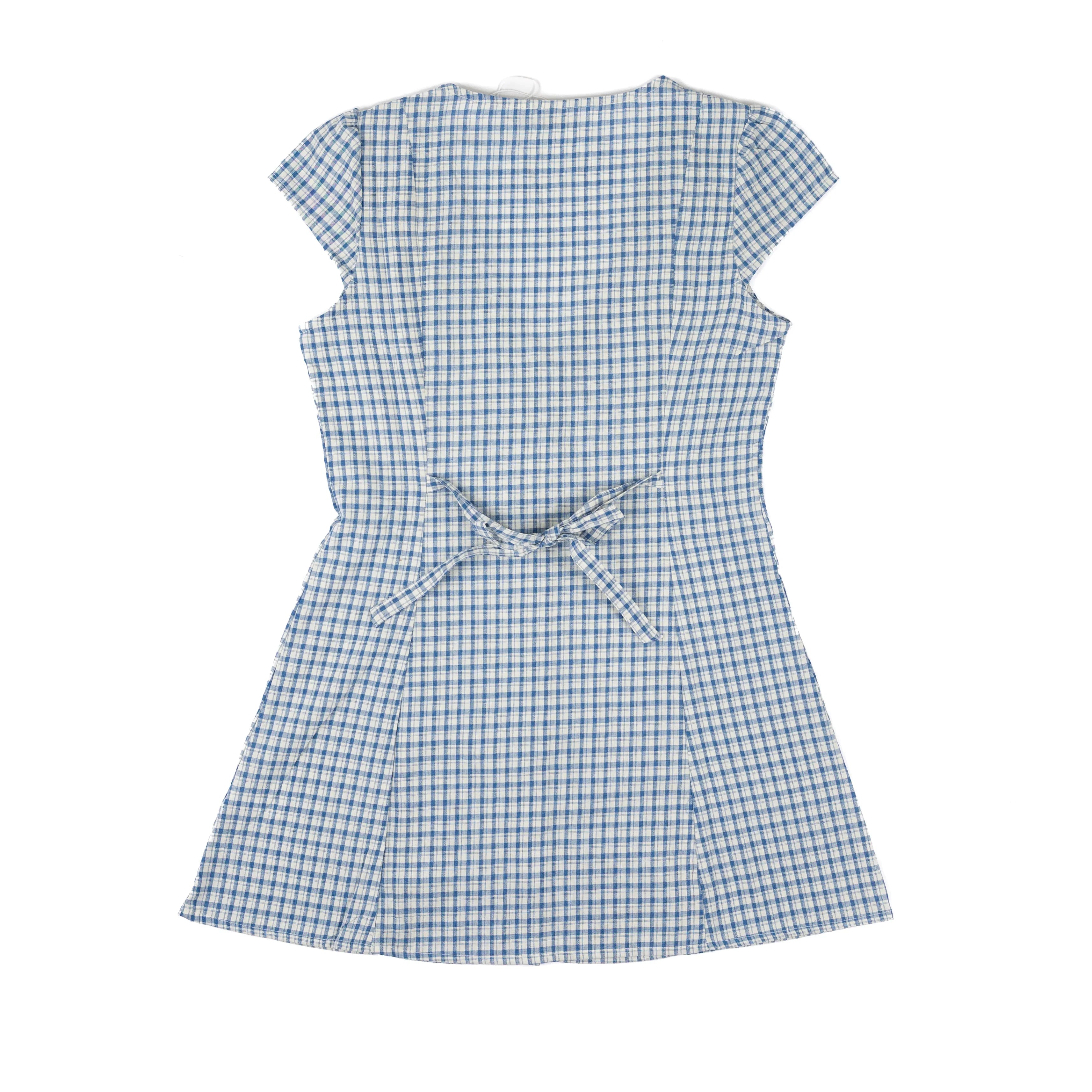 Rhythm Lola Check Cap Sleeve Mini Dress
