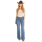 Women's Rock and Roll Denim Double Button Trousers BW5MD07849