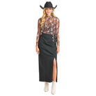 Women's Rock and Roll Horse Print Mesh Top BW22T07474 - Crazy House Western Wear