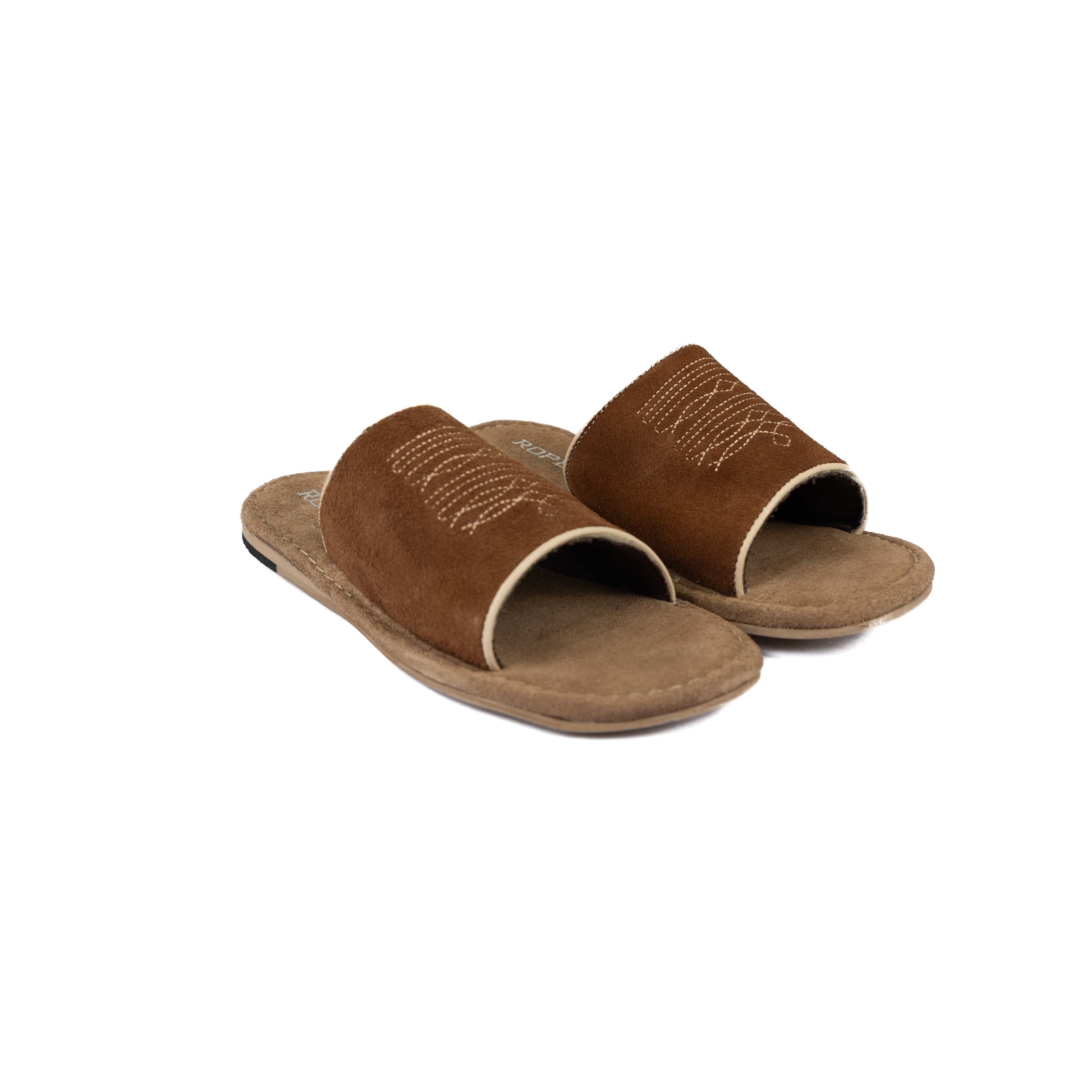 Women's Roper Tan Cow Suede Sandals 09-021-0607-3729
