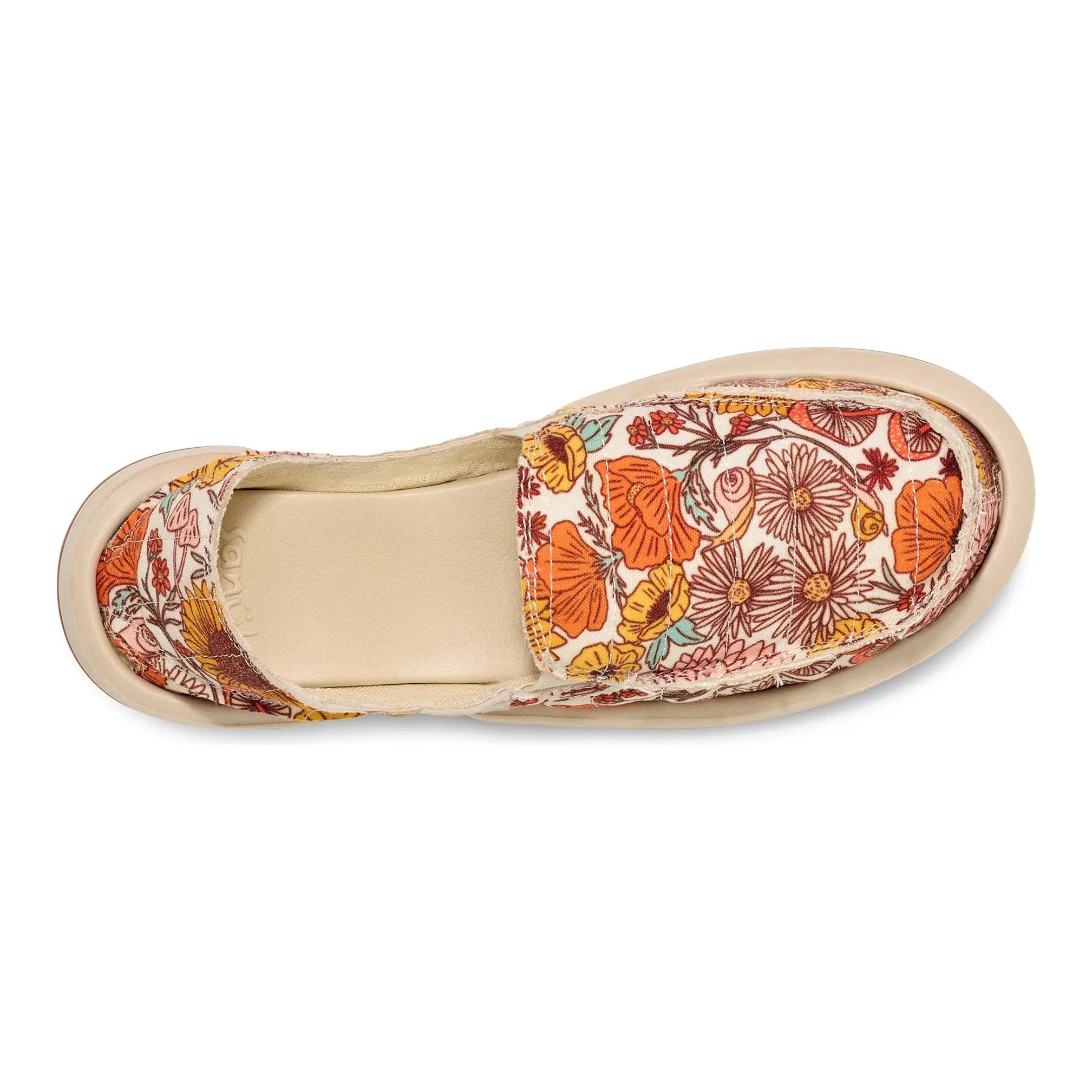 Women's Sanuk Donna Floral Quilt Casuals 1165291-SNSH - Crazy House Western Wear