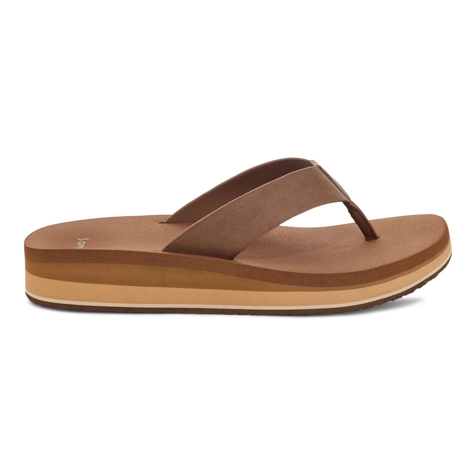 Women's Sanuk Highland St Sandal 1137850-BRN - Crazy House Western Wear