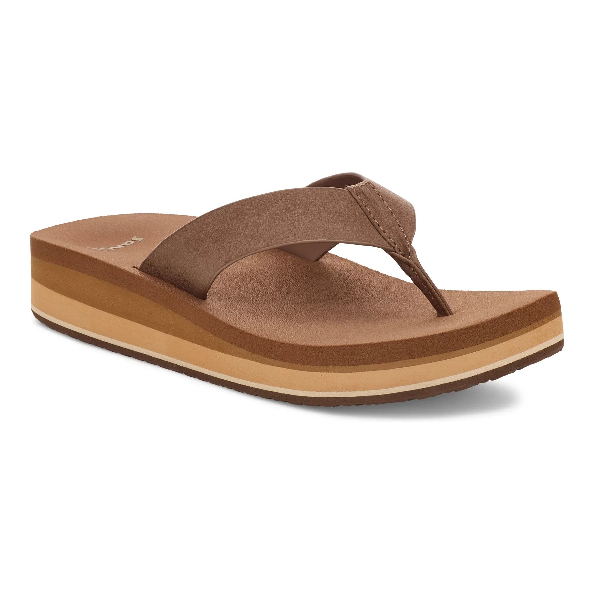 Women's Sanuk Highland St Sandal 1137850-BRN - Crazy House Western Wear