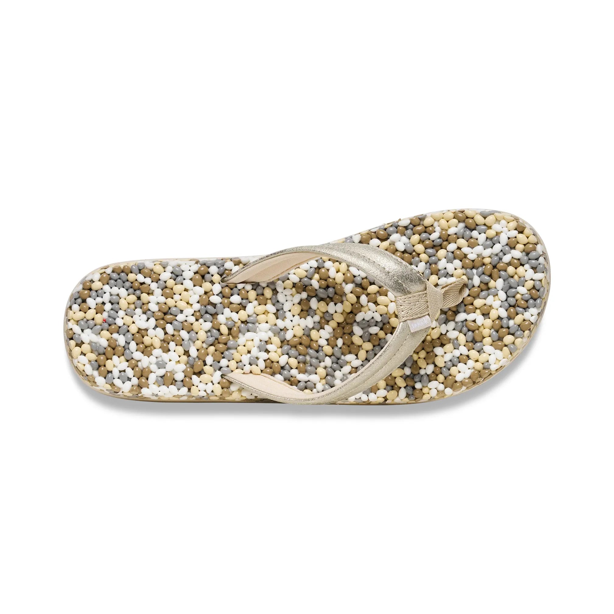 Women's Sanuk Silver Bubblecush Flip Flops 1169930-SLV