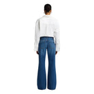 Women's Seven for All Mankind Slim Illusion Twisted Seam Flare Jeans 7U350555 - Crazy House Western Wear
