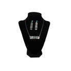 Women's Silver Strike Antique Silver Bar Jewelry Set D450024233