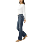 Women's Silver Suki Mid Rise Bootcut Jeans L93719ECF384