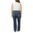 Women's Silver Suki Mid Rise Bootcut Jeans W93719ECF384
