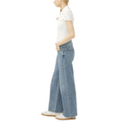 Women's Silver Suki Mid Rise Wide Leg Jeans L93905ADM289