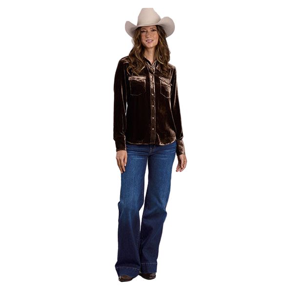 Women's Stetson Long Sleeve Novelty Button Up Shirt 11-050-0539-1102