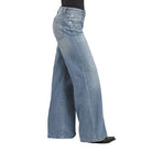 Women's Stetson Mid Rise Wide Leg Light Wash Jeans 11-054-0675-1200