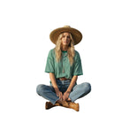 Women's Striped Oversized Knit Top SNS2243