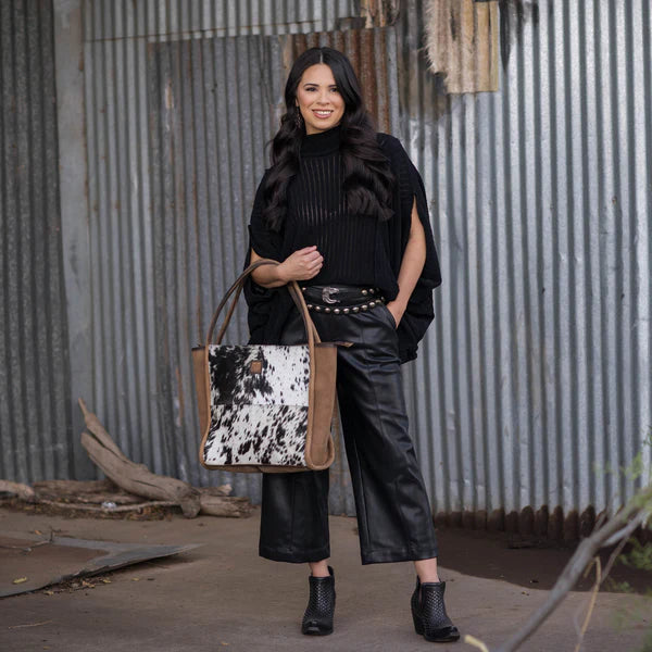 Women's STS Ranchwear Cowhide Betty Tote Bag STS33096