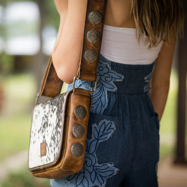 Women's STS Ranchwear Vaquero Cowhide Della Crossbody STS33895 - Crazy House Western Wear