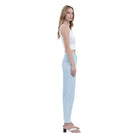 Women's Super High Rise Striped Barrel Leg Jeans V3680STR - Crazy House Western Wear