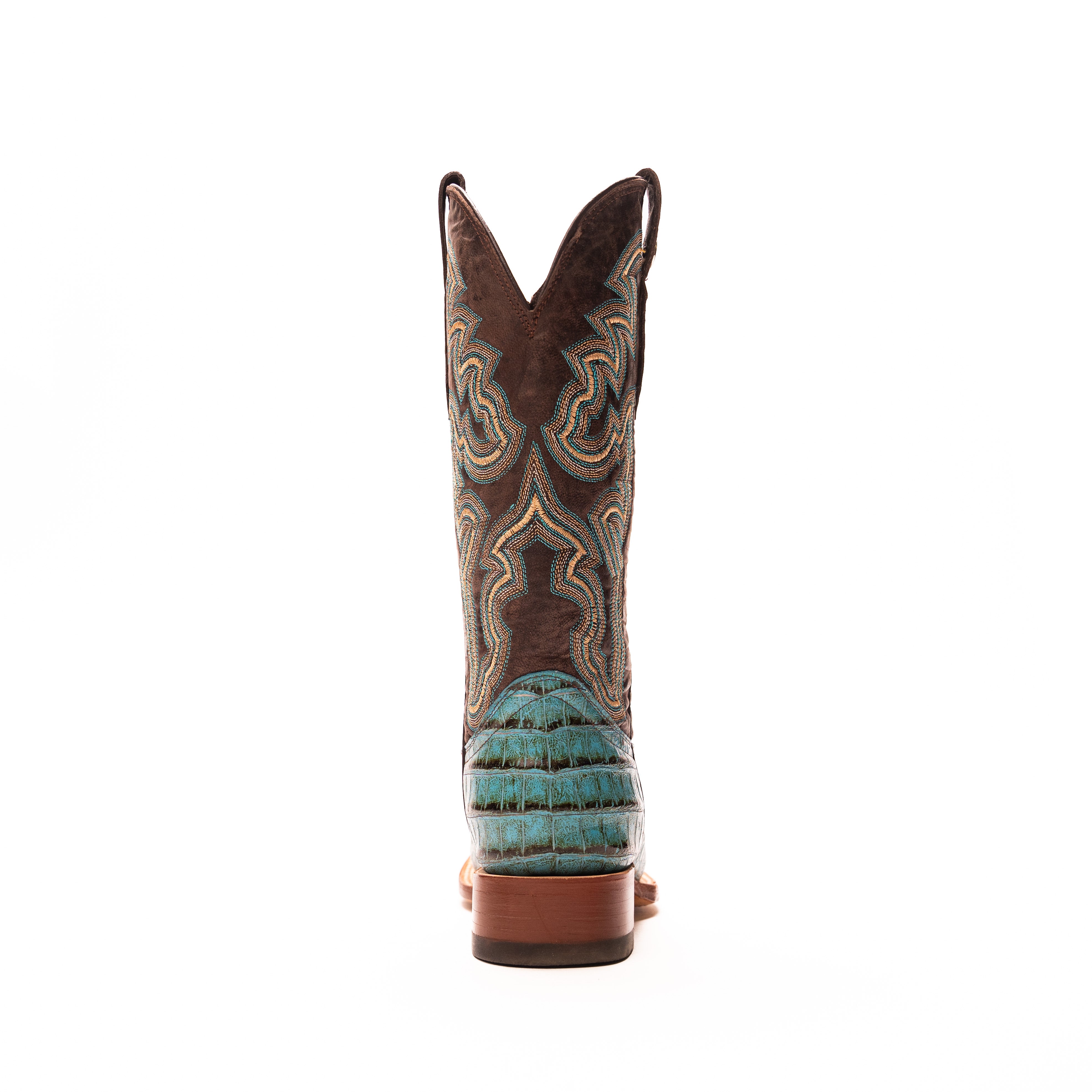 Women's Tanner Mark 12" Caiman Print Boots TML207070 - Crazy House Western Wear