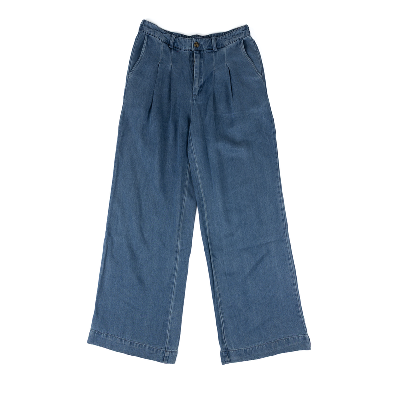 Women's Thread and Supply Maelis Denim Blue Pants B2523TLDTS