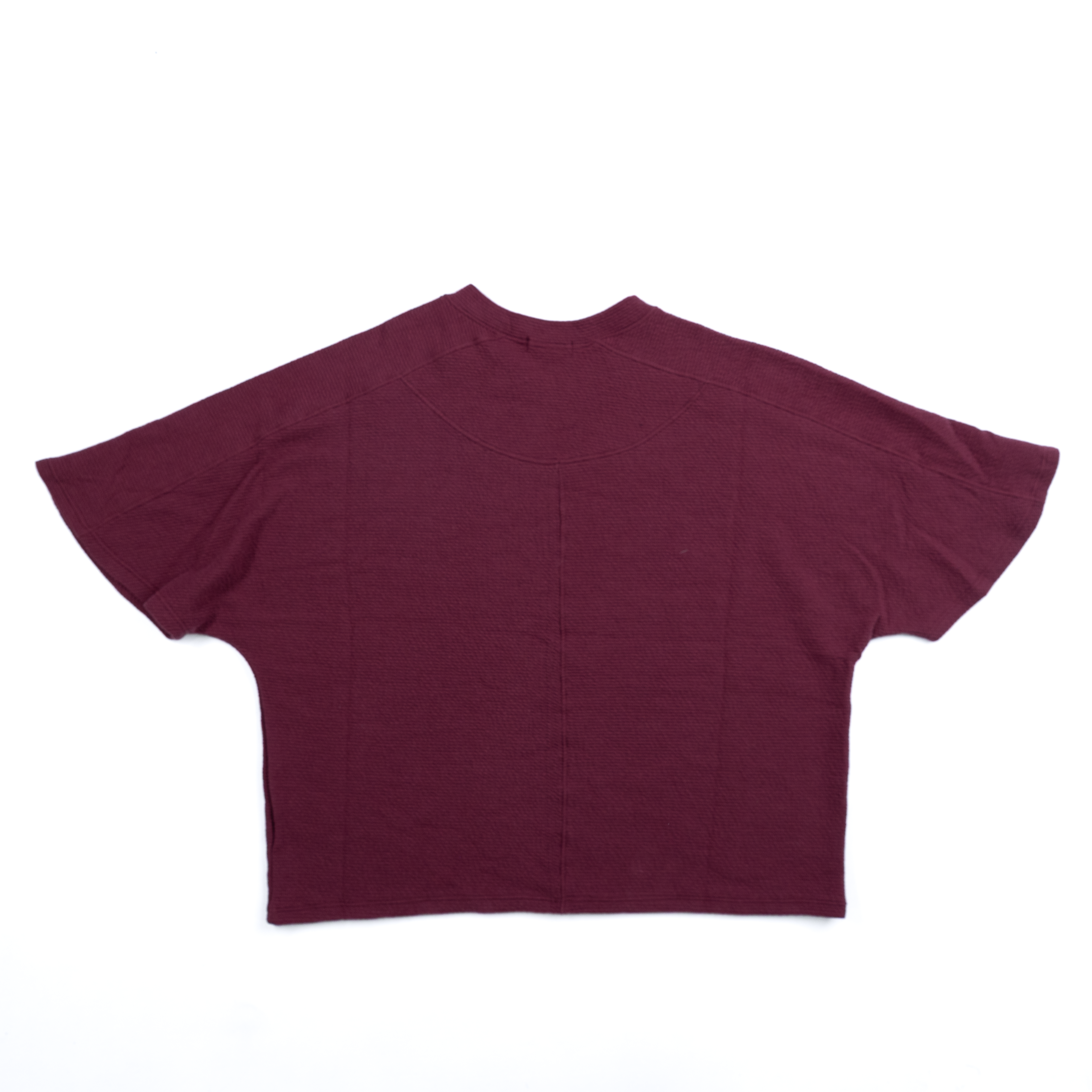 Women's Tres Bien Cloudy Knit 3/4 Sleeve Round Neck Top T-42001