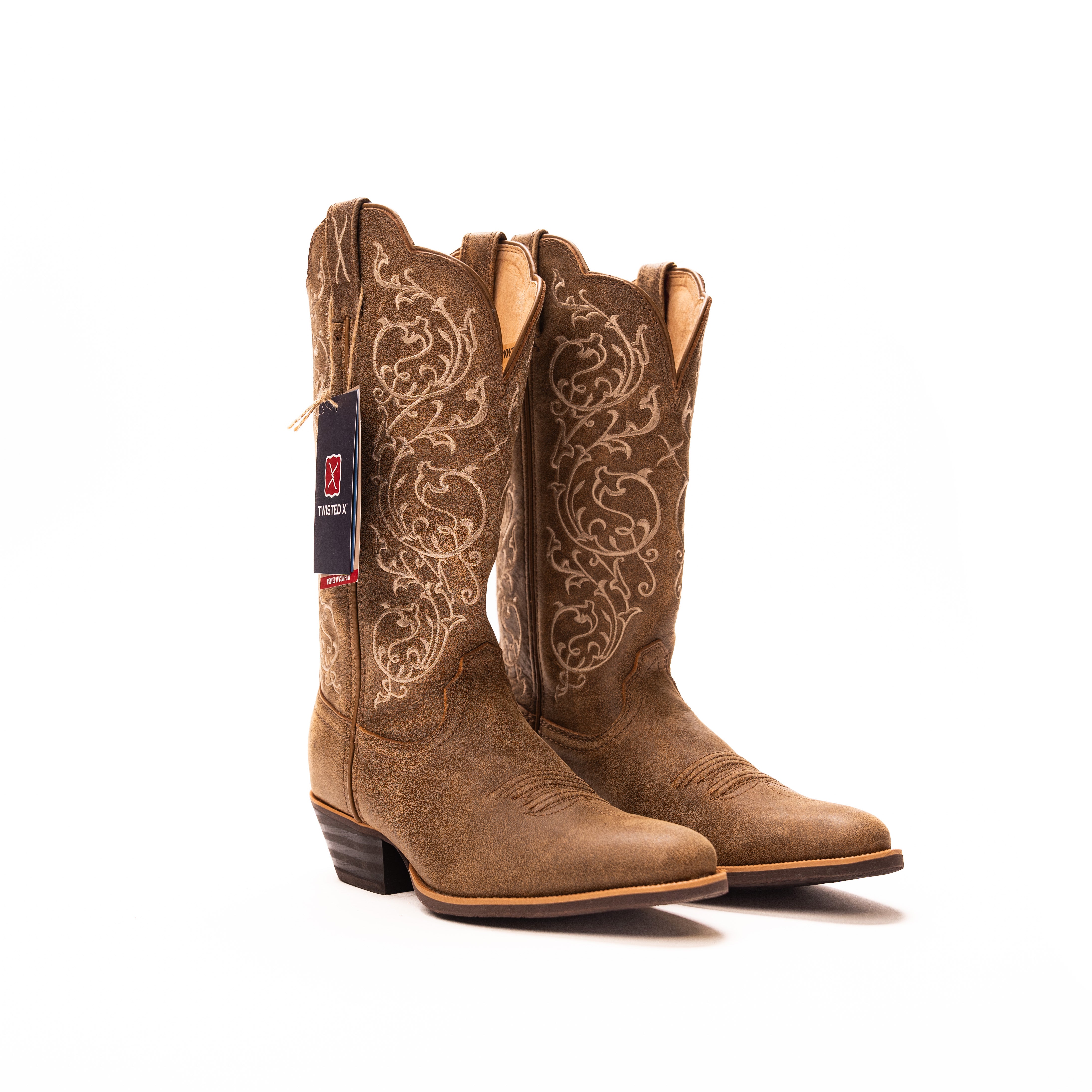 Women's Twisted X Tan Snip Toe Boots WWT0025 – Crazy House Western