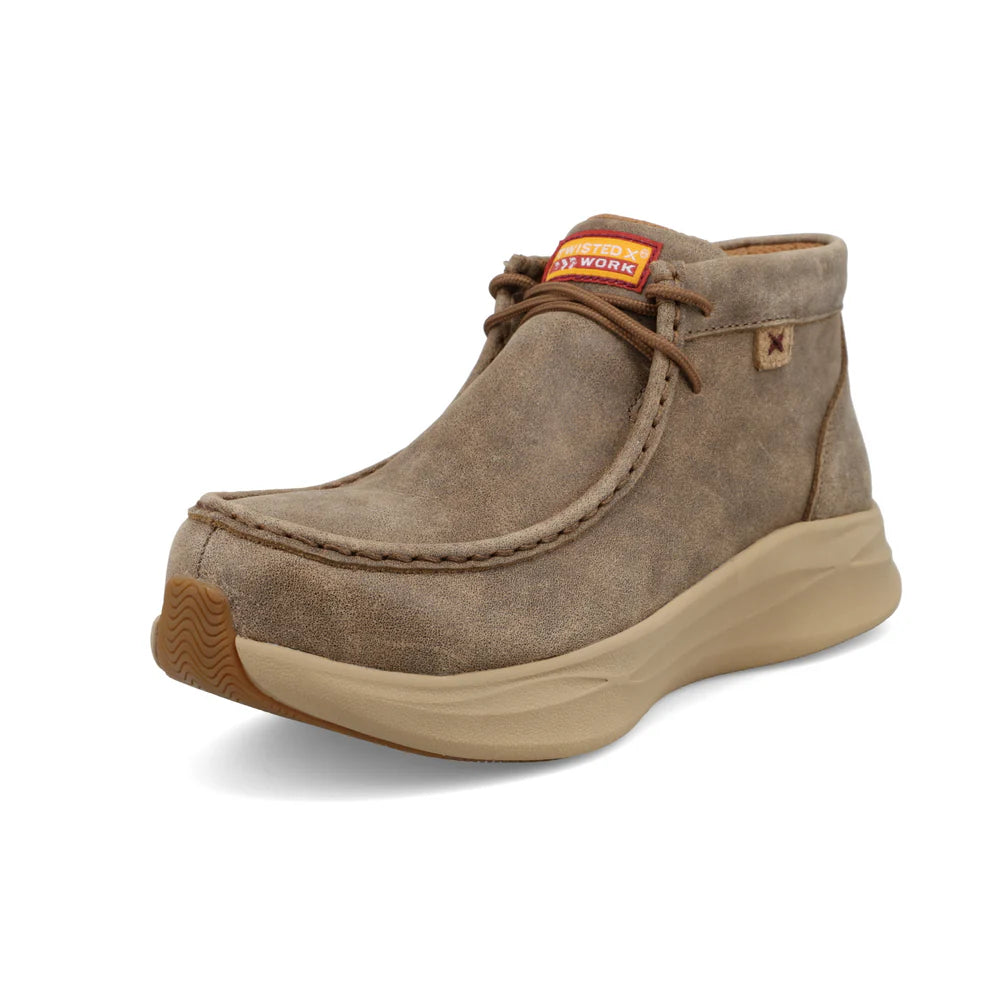 Women's Twisted X Feather X Brown Steel Toe Work Shoes WCAUS01