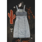 Women's TwoFly Buckle Up Blues Dress - Crazy House Western Wear